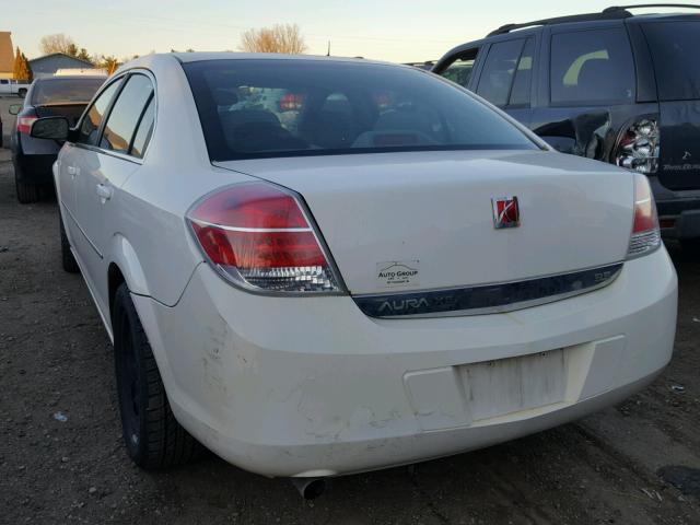 1G8ZS57N08F276309 - 2008 SATURN AURA XE WHITE photo 3