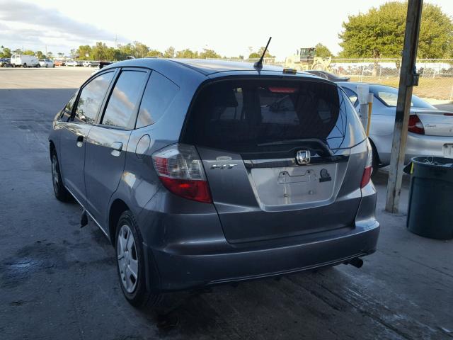 JHMGE8H34DC031381 - 2013 HONDA FIT GRAY photo 3