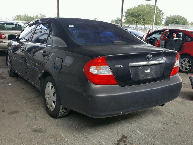 4T1BE32K93U192683 - 2003 TOYOTA CAMRY BLACK photo 3