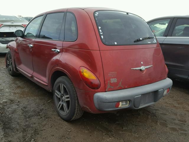 3C4FY58B02T323914 - 2002 CHRYSLER PT CRUISER MAROON photo 3