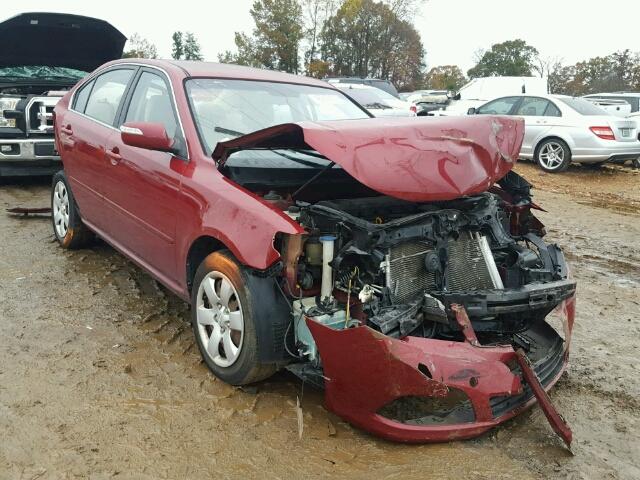 KNAGE228895316127 - 2009 KIA OPTIMA LX RED photo 1