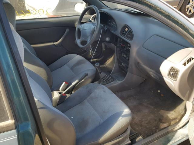 2C1MR2265W6728298 - 1998 CHEVROLET METRO GREEN photo 5