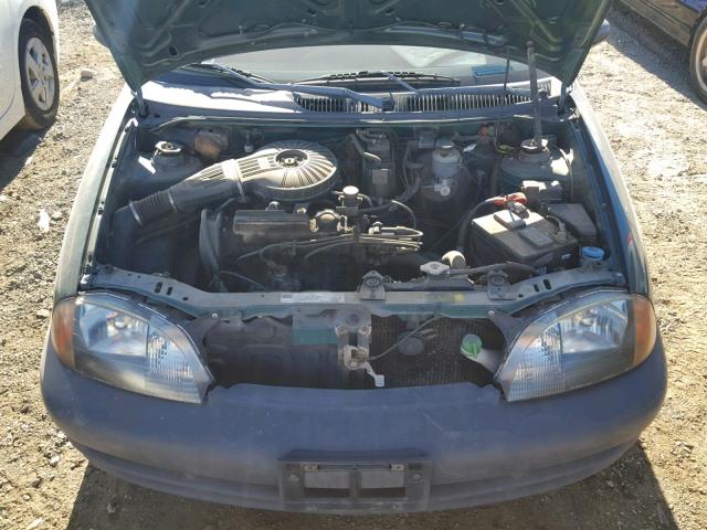 2C1MR2265W6728298 - 1998 CHEVROLET METRO GREEN photo 7