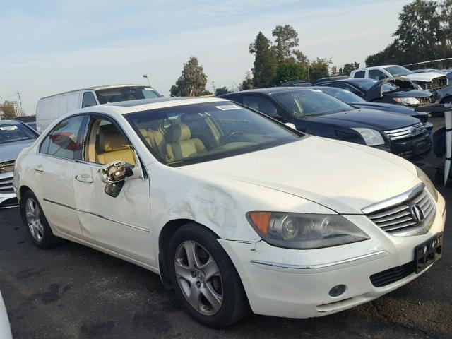 JH4KB16535C006598 - 2005 ACURA RL WHITE photo 1