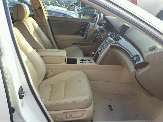 JH4KB16535C006598 - 2005 ACURA RL თეთრი ფოტო 5