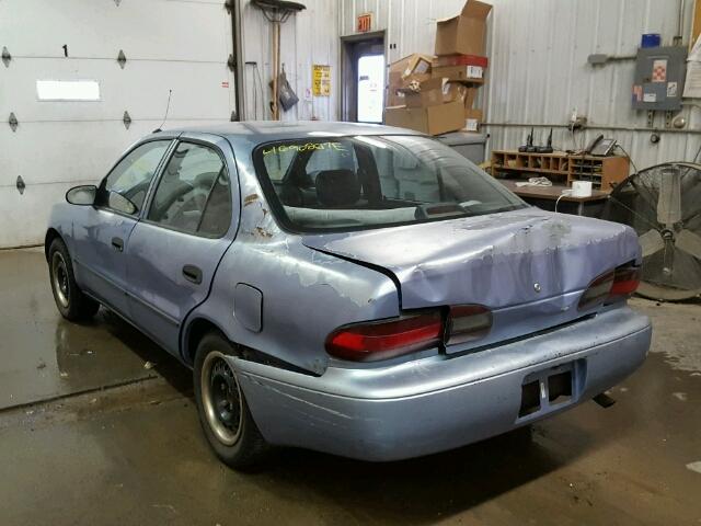1Y1SK5268SZ059440 - 1995 GEO PRIZM BASE BLUE photo 3