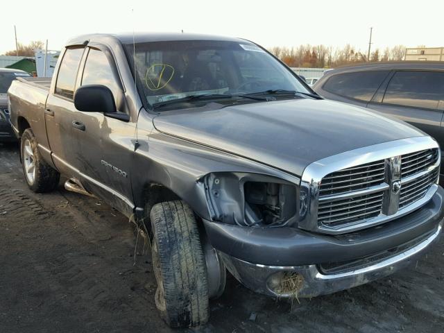 1D7HU18P07S235338 - 2007 DODGE RAM 1500 S CHARCOAL photo 9