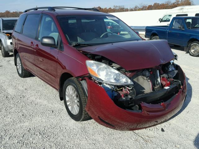 5TDBK23C18S013983 - 2008 TOYOTA SIENNA LE MAROON photo 1