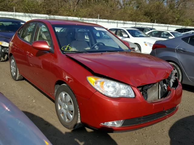 KMHDU46D48U360749 - 2008 HYUNDAI ELANTRA GL BURGUNDY photo 1