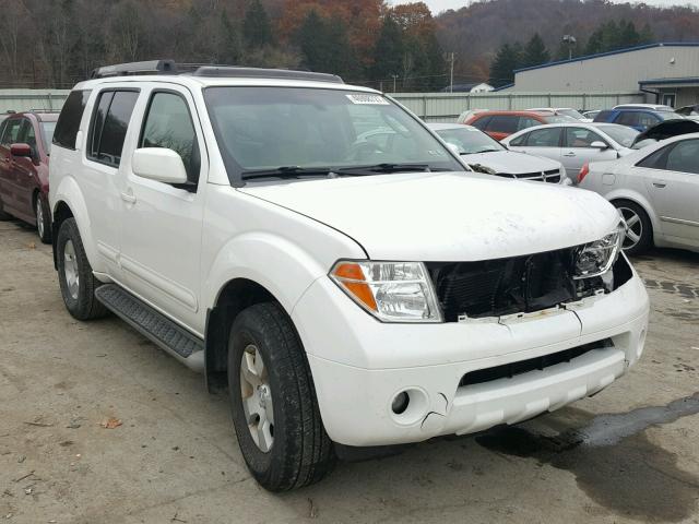 5N1AR18W77C621734 - 2007 NISSAN PATHFINDER WHITE photo 1