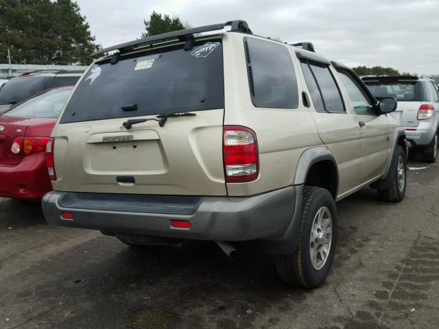 JN8AR07Y9XW389271 - 1999 NISSAN PATHFINDER TAN photo 4