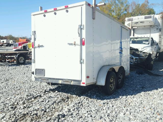 5UZBE12249D009438 - 2009 CARGO TRAILER WHITE photo 4