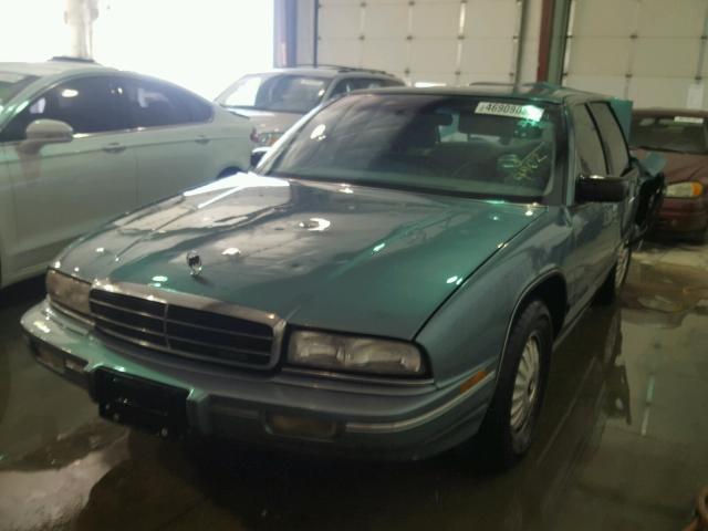 2G4WB54T3P1449902 - 1993 BUICK REGAL CUST GREEN photo 2