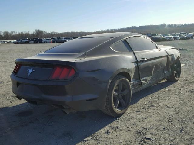 1FA6P8AM1H5272115 - 2017 FORD MUSTANG BLACK photo 4