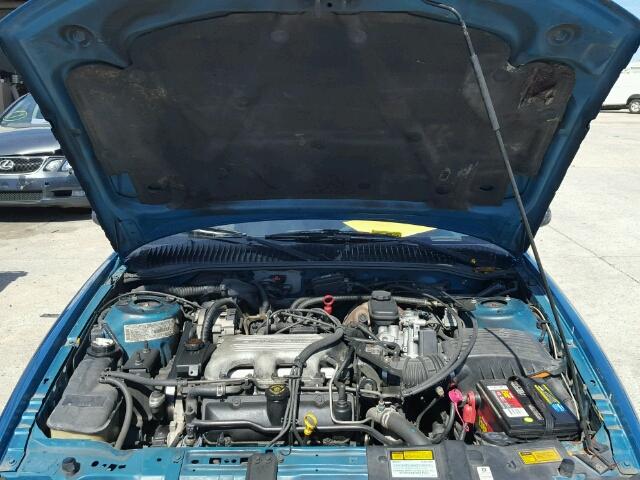 1G2NE55M0SC700932 - 1995 PONTIAC GRAND AM S 蓝色 照片 7