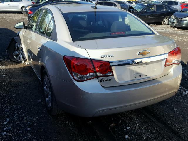 1G1PA5SG5E7471085 - 2014 CHEVROLET CRUZE LS GOLD photo 3