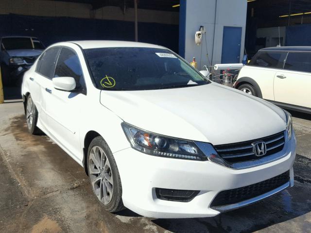 1HGCR2F5XEA271913 - 2014 HONDA ACCORD SPO WHITE photo 1