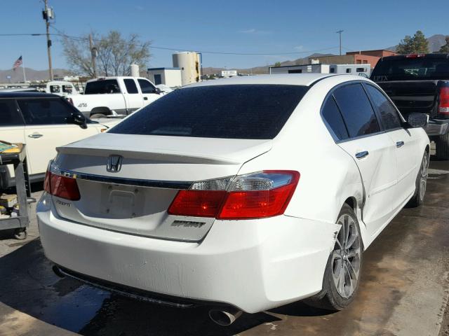 1HGCR2F5XEA271913 - 2014 HONDA ACCORD SPO WHITE photo 4