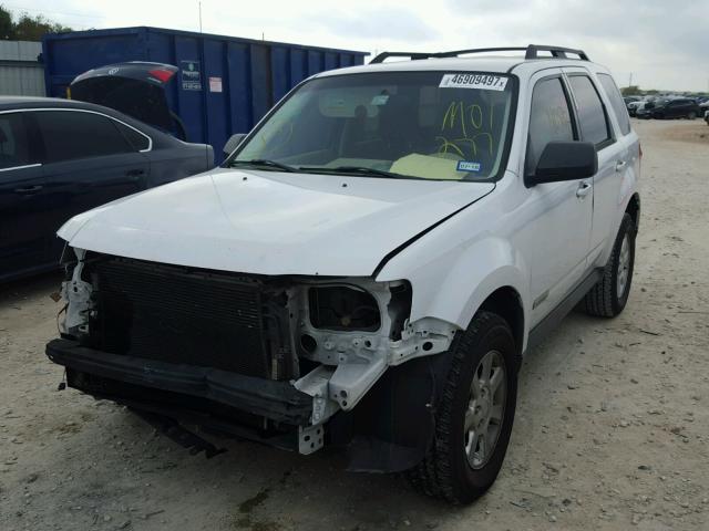 4F2CZ02ZX8KM01277 - 2008 MAZDA TRIBUTE I WHITE photo 2