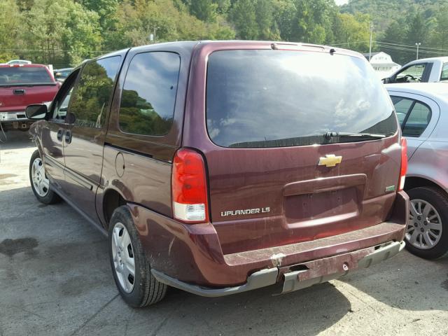 1GNDV23W58D121861 - 2008 CHEVROLET UPLANDER L 勃艮第红 照片 3