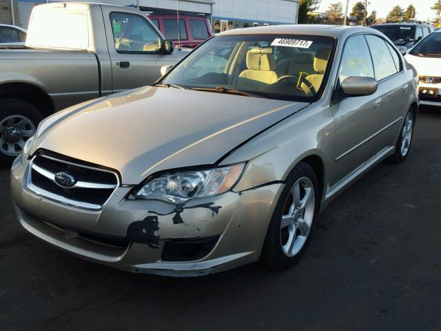 4S3BL616887214811 - 2008 SUBARU LEGACY 2.5 BEIGE photo 2