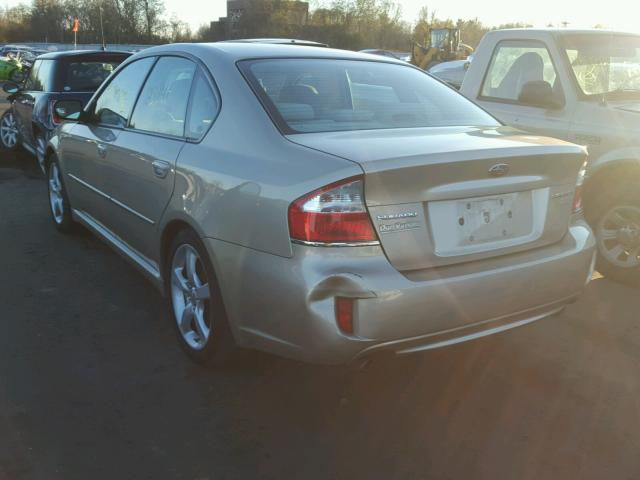 4S3BL616887214811 - 2008 SUBARU LEGACY 2.5 BEIGE photo 3