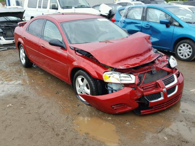 1B3EL46X96N207928 - 2006 DODGE STRATUS SX RED photo 1