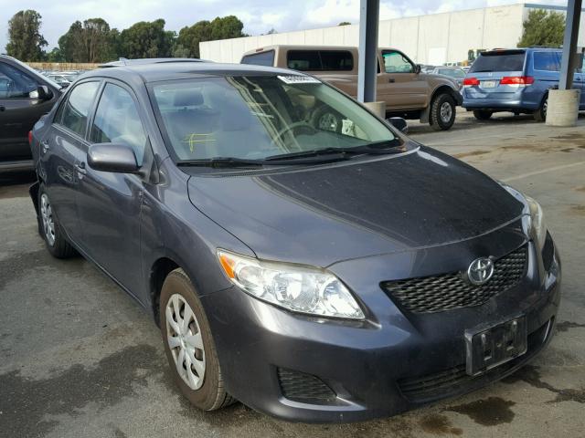 JTDBL40E59J053660 - 2009 TOYOTA COROLLA BA GRAY photo 1