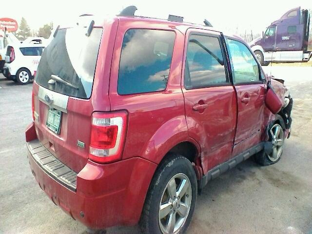 1FMCU9EG6CKA96829 - 2012 FORD ESCAPE LIM BURGUNDY photo 4