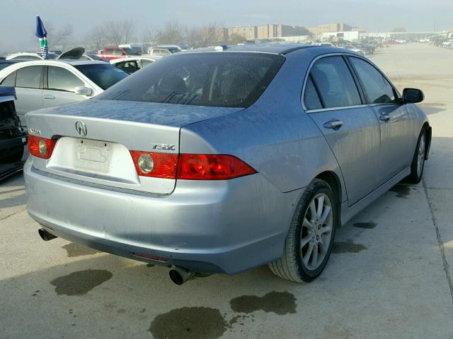 JH4CL96896C024437 - 2006 ACURA TSX BLUE photo 4