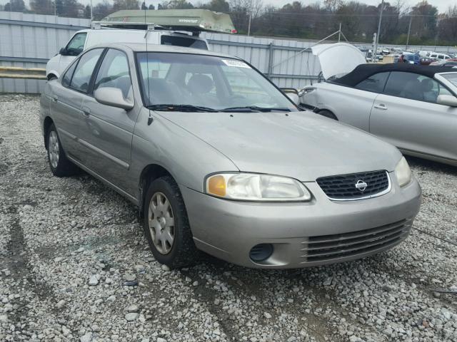 3N1CB51D32L636894 - 2002 NISSAN SENTRA XE BEIGE photo 1