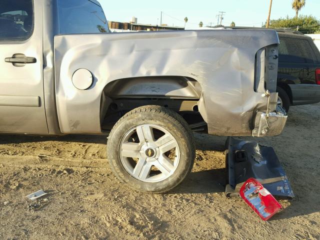 3GCEC13038G311363 - 2008 CHEVROLET SILVERADO BROWN photo 10