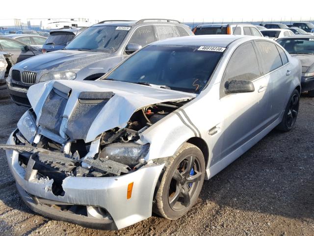 6G2EC57Y49L213896 - 2009 PONTIAC G8 GT SILVER photo 2