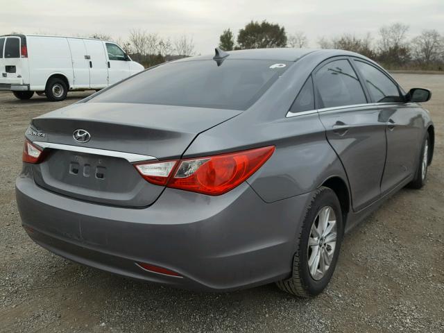 5NPEB4AC9BH170623 - 2011 HYUNDAI SONATA GLS GRAY photo 4