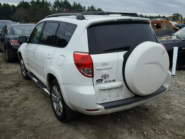 JTMBD32V865026882 - 2006 TOYOTA RAV4 SPORT WHITE photo 3