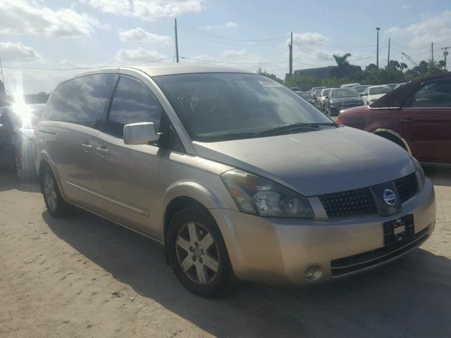 5N1BV28U94N304445 - 2004 NISSAN QUEST S BEIGE photo 1