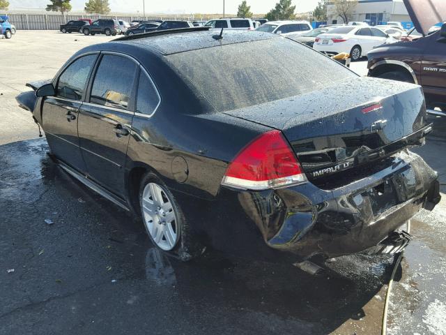 2G1WB5E33E1146076 - 2014 CHEVROLET IMPALA LIM BLACK photo 3