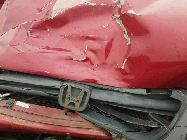 5FNYF18595B004757 - 2005 HONDA PILOT EXL RED photo 7