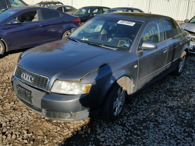 WAULC68E53A237697 - 2003 AUDI A4 1.8T QU GRAY photo 2