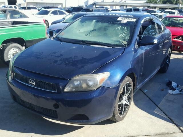 JTKDE177570211287 - 2007 TOYOTA SCION TC BLUE photo 2