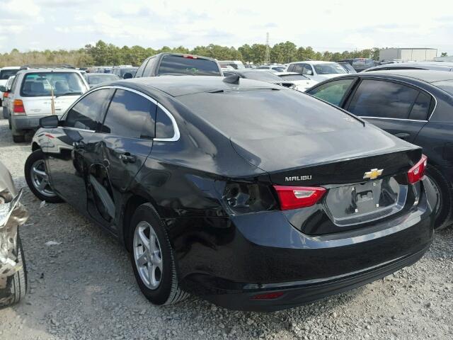 1G1ZB5ST7HF180424 - 2017 CHEVROLET MALIBU LS BLACK photo 3
