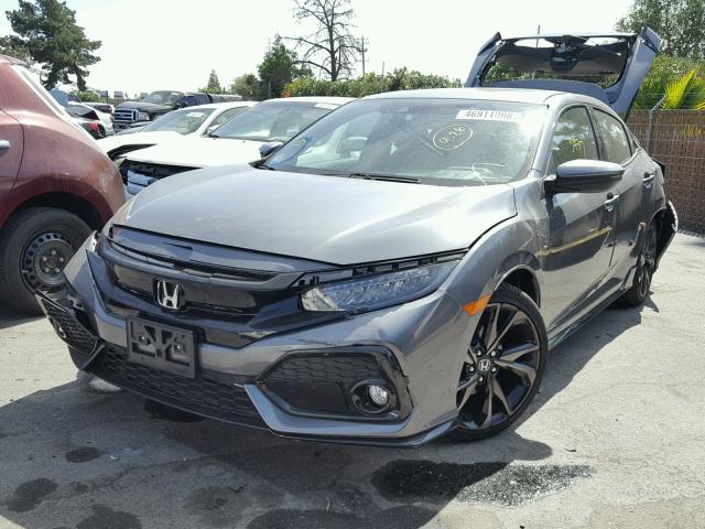 SHHFK7H95JU414697 - 2018 HONDA CIVIC SPOR CHARCOAL photo 2