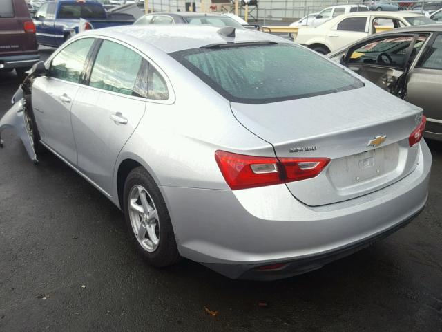 1G1ZB5ST0GF349228 - 2016 CHEVROLET MALIBU LS SILVER photo 3