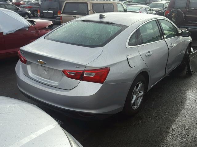 1G1ZB5ST0GF349228 - 2016 CHEVROLET MALIBU LS SILVER photo 4