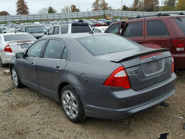 3FAHP0HA9AR335292 - 2010 FORD FUSION SE SILVER photo 3