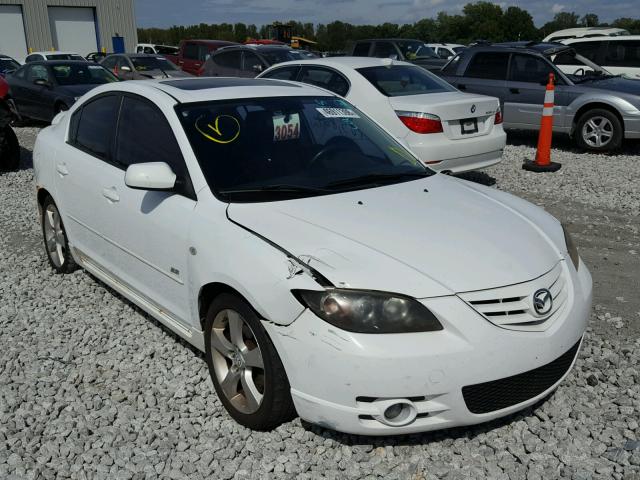 JM1BK323551258026 - 2005 MAZDA 3 S WHITE photo 1