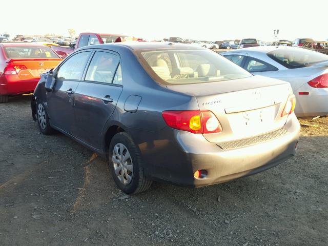 JTDBL40E39J013142 - 2009 TOYOTA COROLLA BA GRAY photo 3