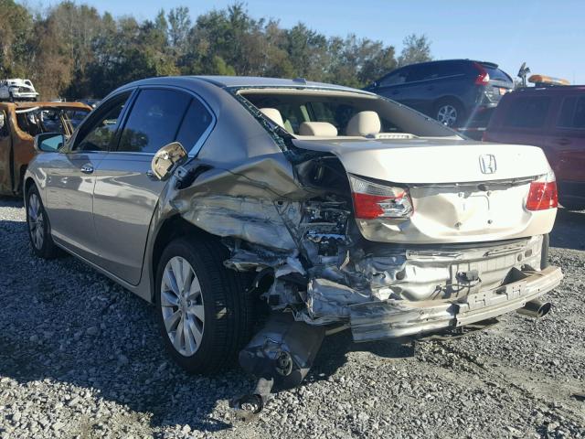 1HGCR3F83DA017328 - 2013 HONDA ACCORD EXL GOLD photo 3