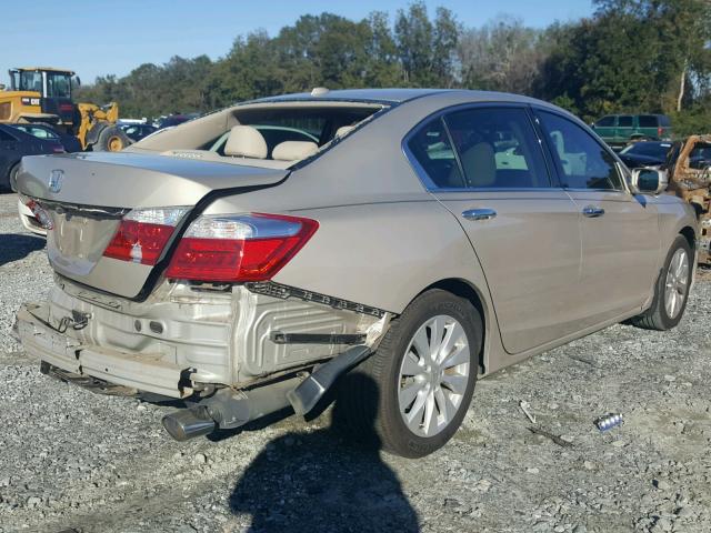 1HGCR3F83DA017328 - 2013 HONDA ACCORD EXL Qızıl foto 4