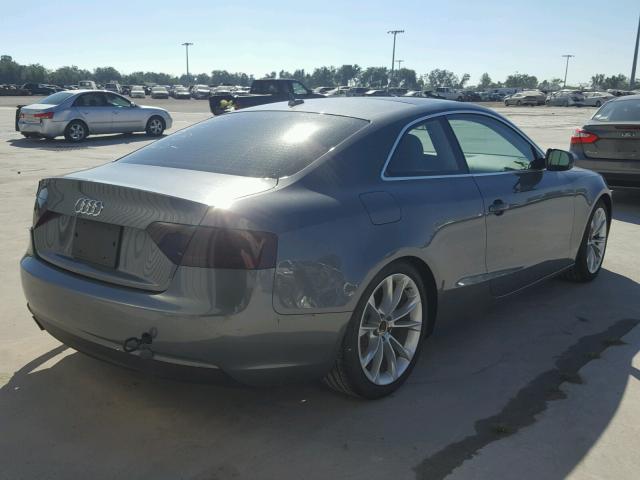 WAUGFAFR8EA049695 - 2014 AUDI A5 PREMIUM GRAY photo 4